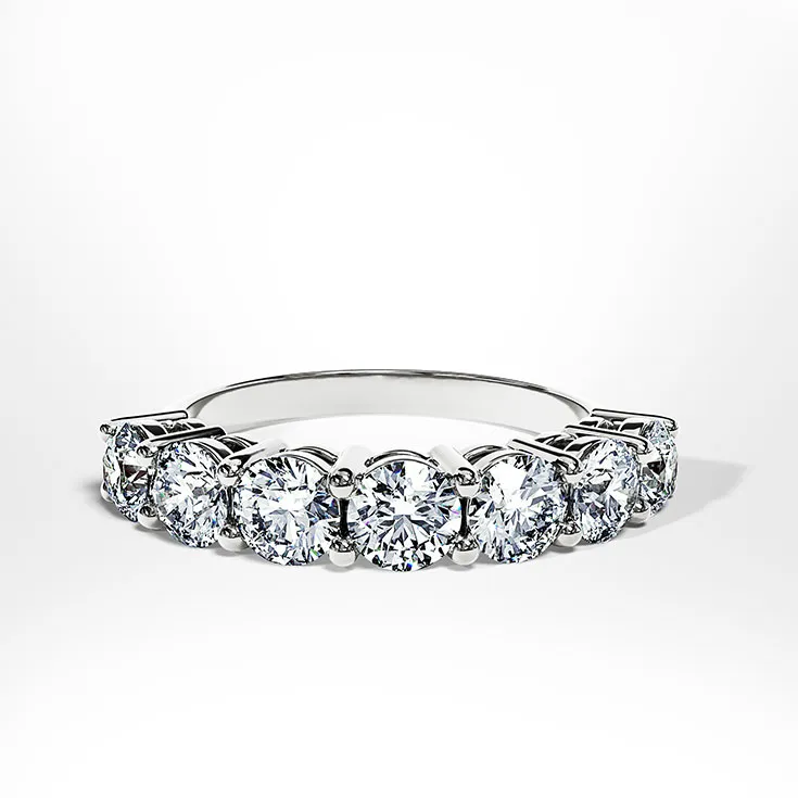 Ring “Happy Seven’ With Diamonds 1.44 tcw.