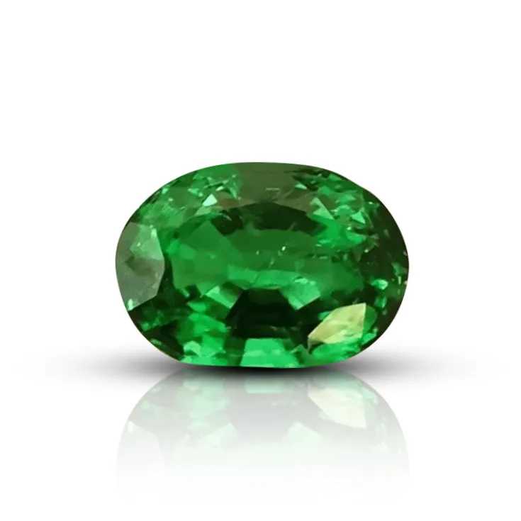 Natural VIvid Green Emerald 3.94 ct.