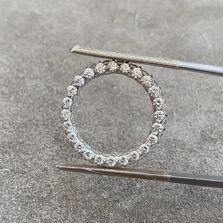 Eternity Ring with Diamonds on all sides