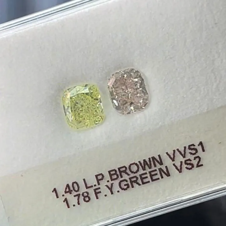 Natural Green Diamond 1.78 ct.
