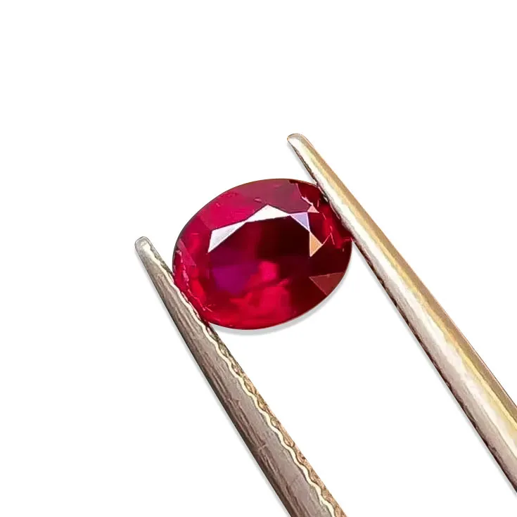 Unheated Vivid Red Pigeon blood Ruby 1.24 ct.