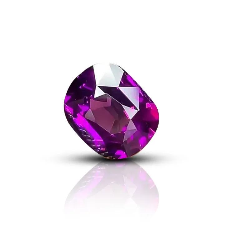 Violet Purple Umbalite Garnet 5.16 ct. - picture 