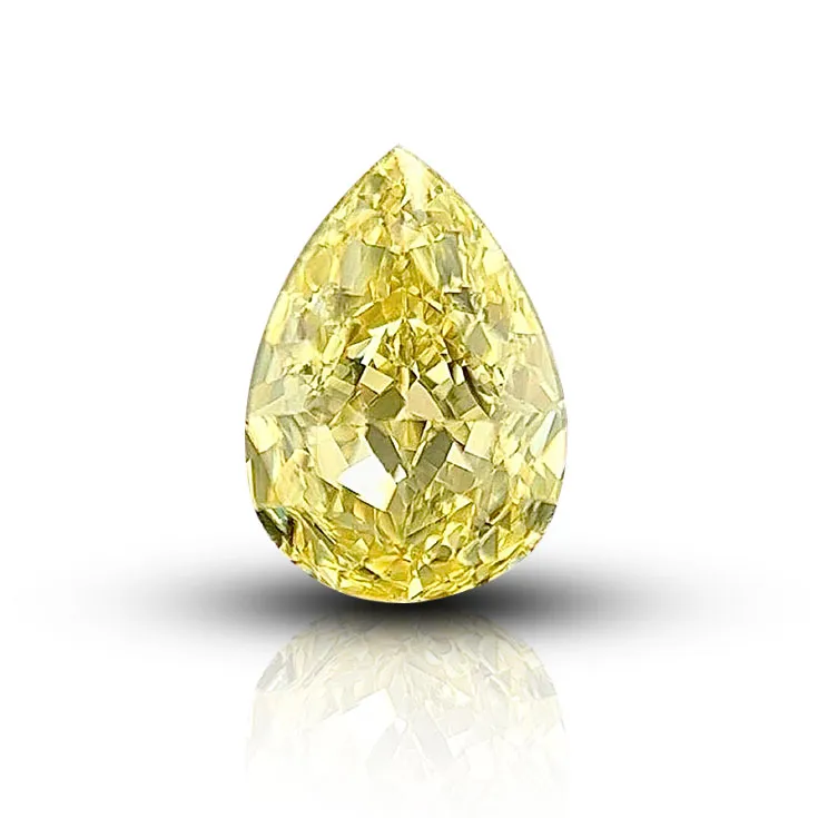 Fancy Yellow Diamond Pear Shape 2 ct.