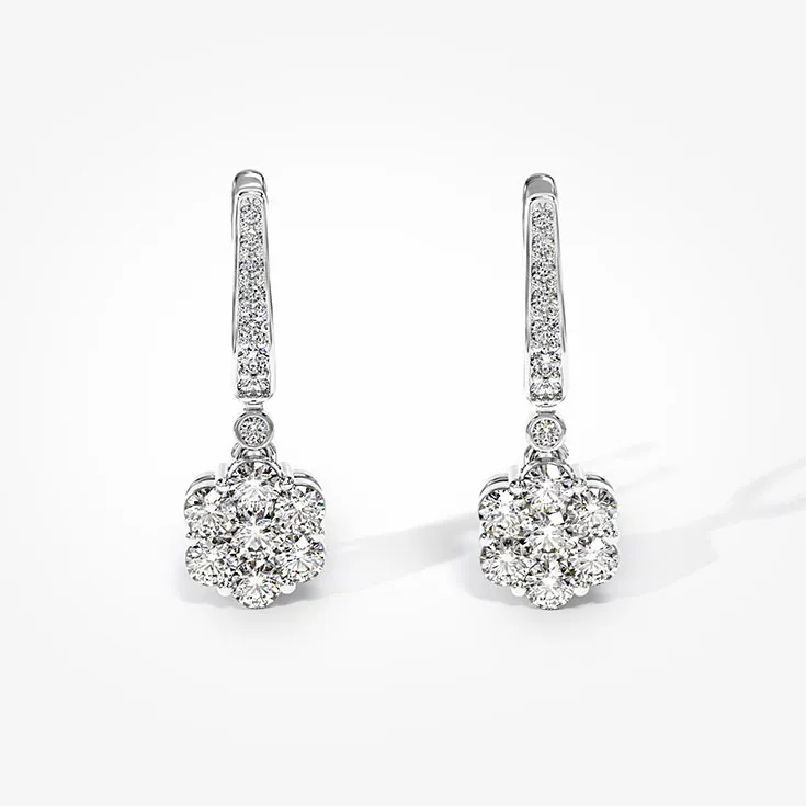  Diamond Earrings 1.20 ct.