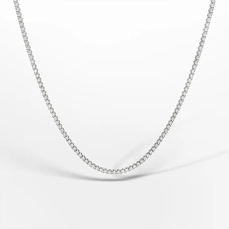 Necklace with Natural G-H Diamond ~16 ct. - picture 