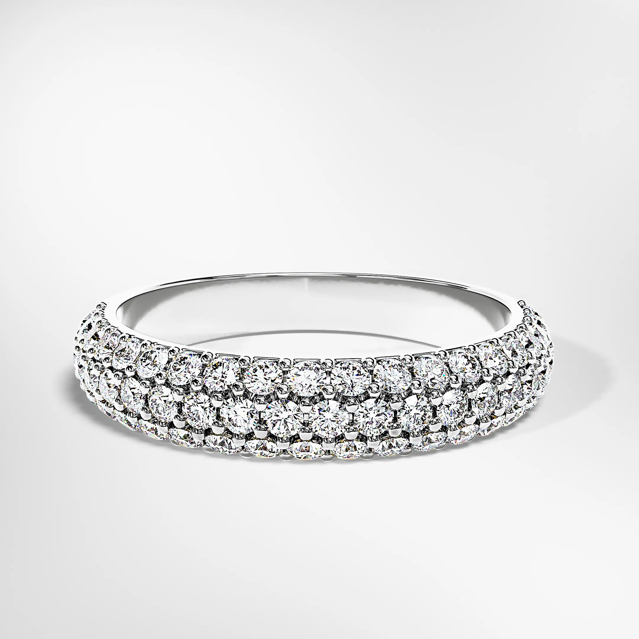 Ring With Diamonds TCW 0.63 ct.