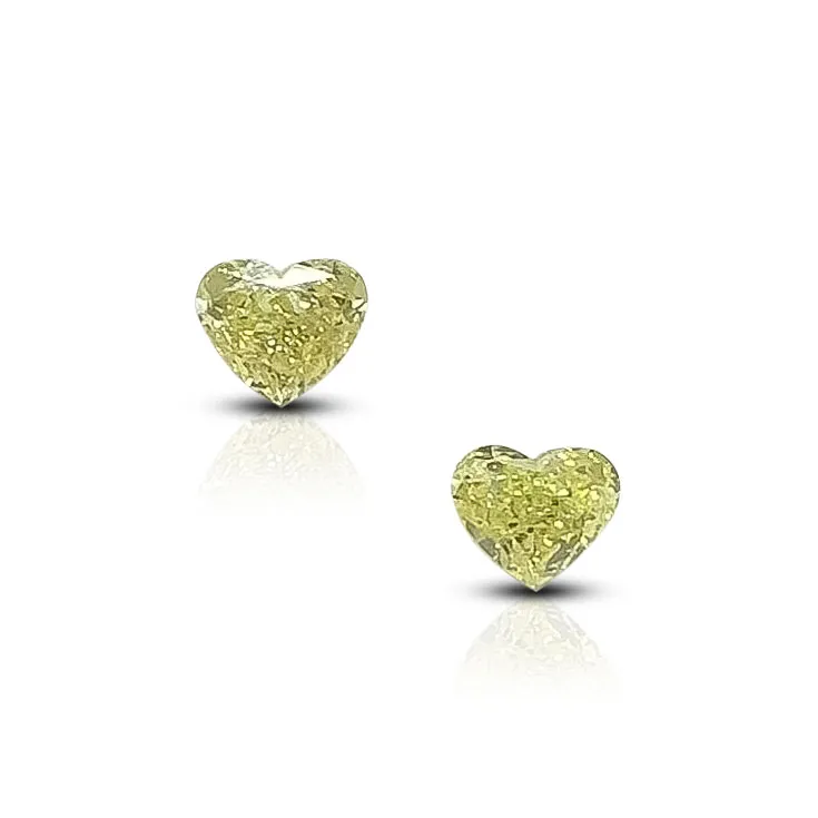 Fancy Intense Yellow Heart Diamond 1.1 ct.