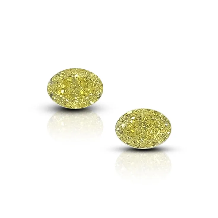 Fancy Intense Yellow Diamond Pair 2.18 ct. & 2.32 ct. 