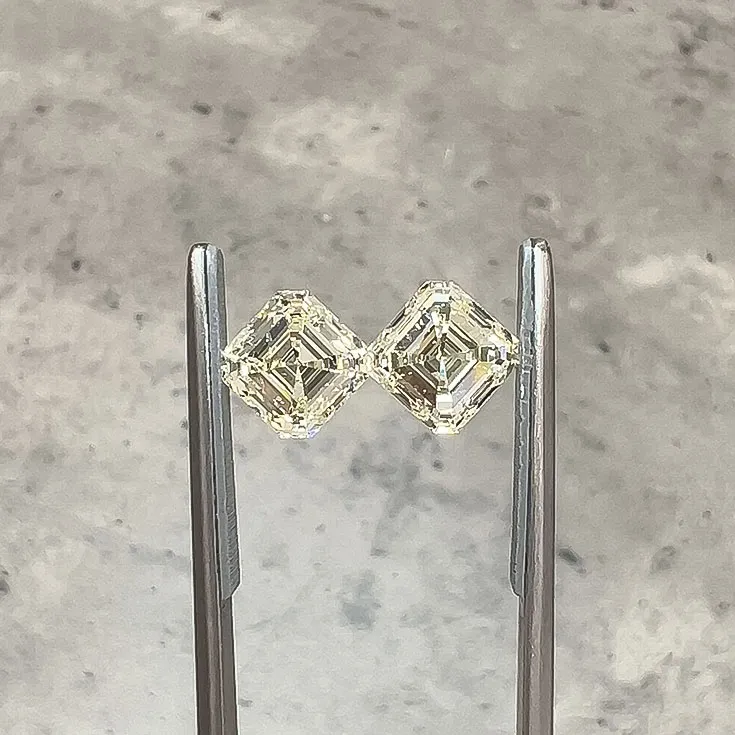 Natural Diamond Pair 4.07 ct. - picture 