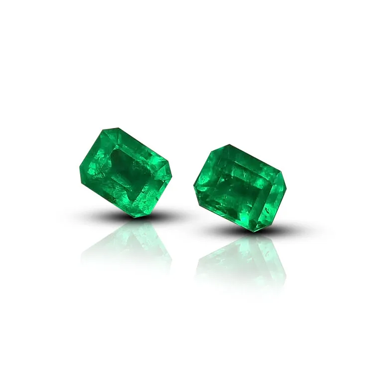 Colombian Emerald Pair 3 ct. & 2.92 ct.