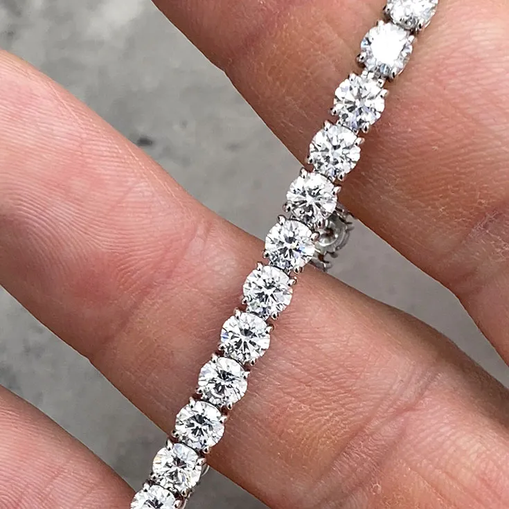 Diamond Tennis Bracelet 11,4 ct. - picture 