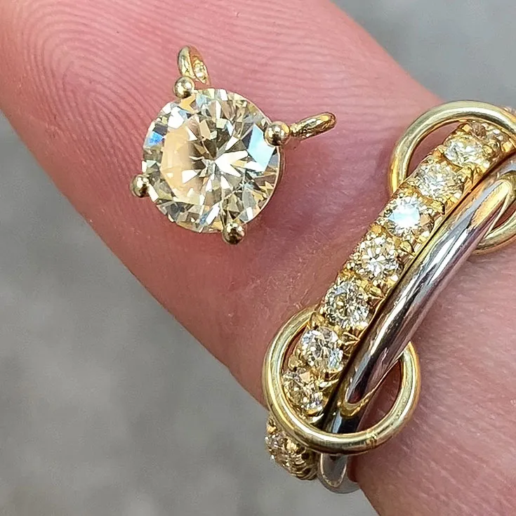 Diamond Pendant 1.11 ct. S-T color - picture 