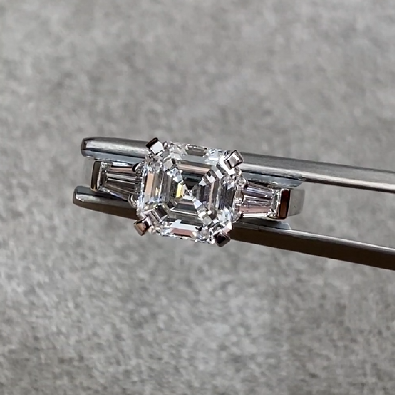 Emerald Cut Diamond Ring 5 ct.
