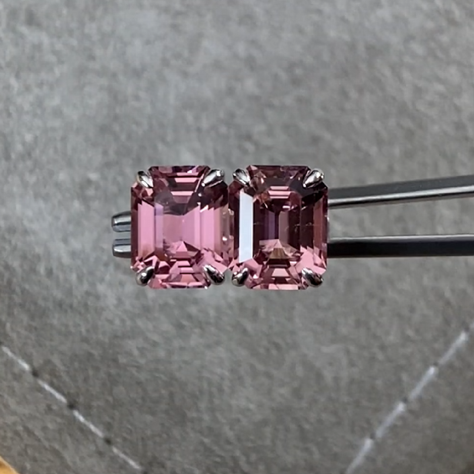 Pink Tourmaline Stud Earrings 7.3 ct. 