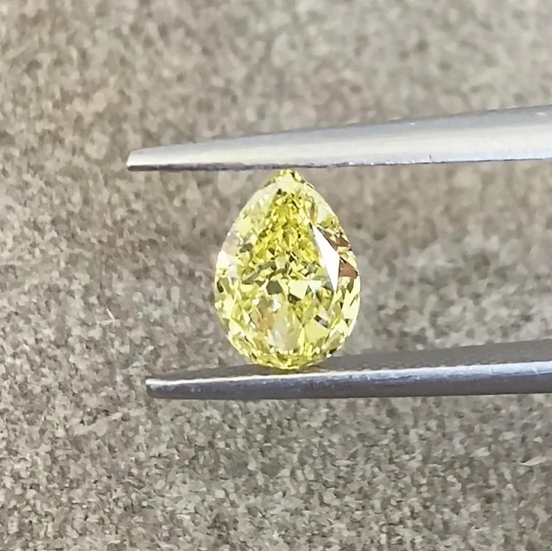 Natural Fancy Intense Yellow Diamond 0.70 ct.