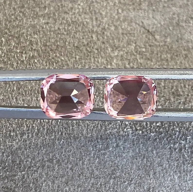 Natural Pink Tourmalines Pair 3.41 ct. - picture 