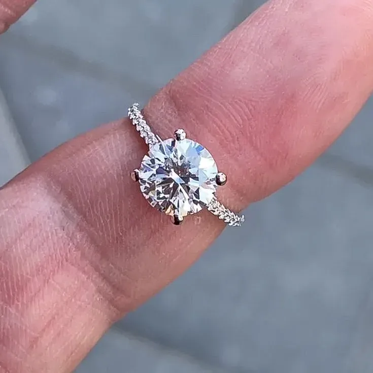 Diamond ring 2.05 ct.