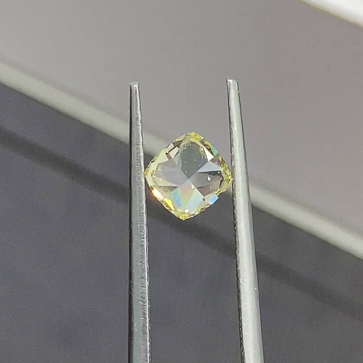 Natural Fancy Yellow Diamond 0.78 ct. - picture 