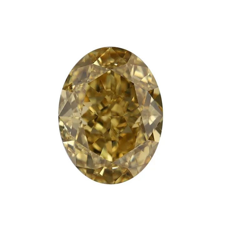 Natural Fancy Deep Brownish Yellow Diamond 1.76 ct.