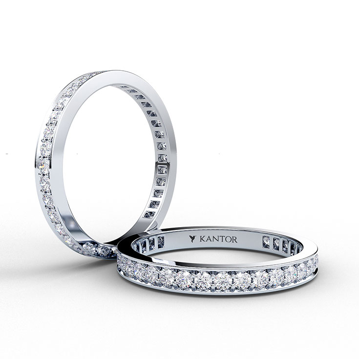 Infinity Ring with natural diamonds - picture 