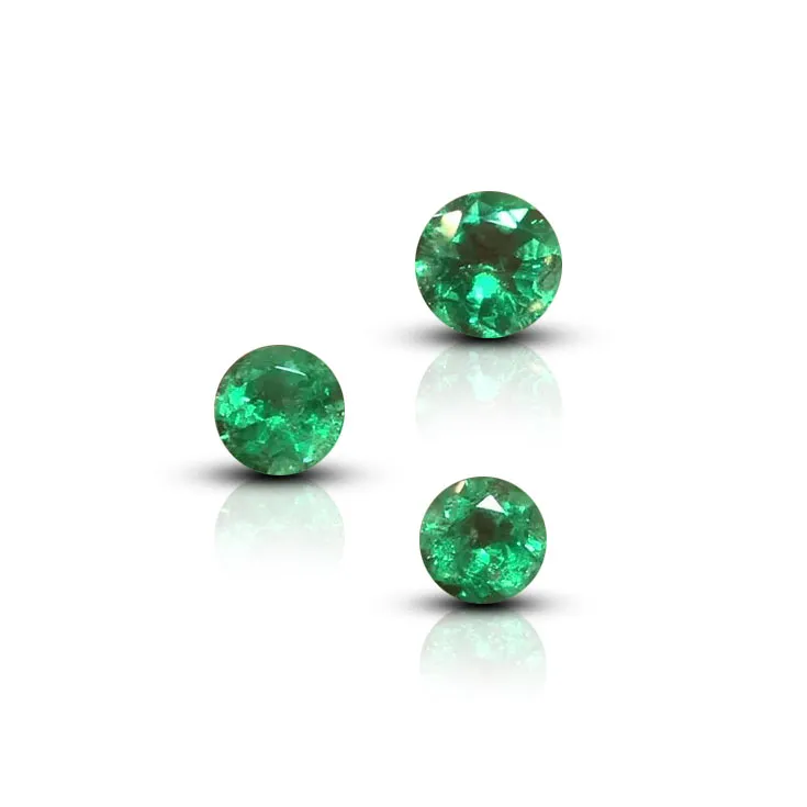 Natural Emerald set 2.18 ct. & 3.78 ct.