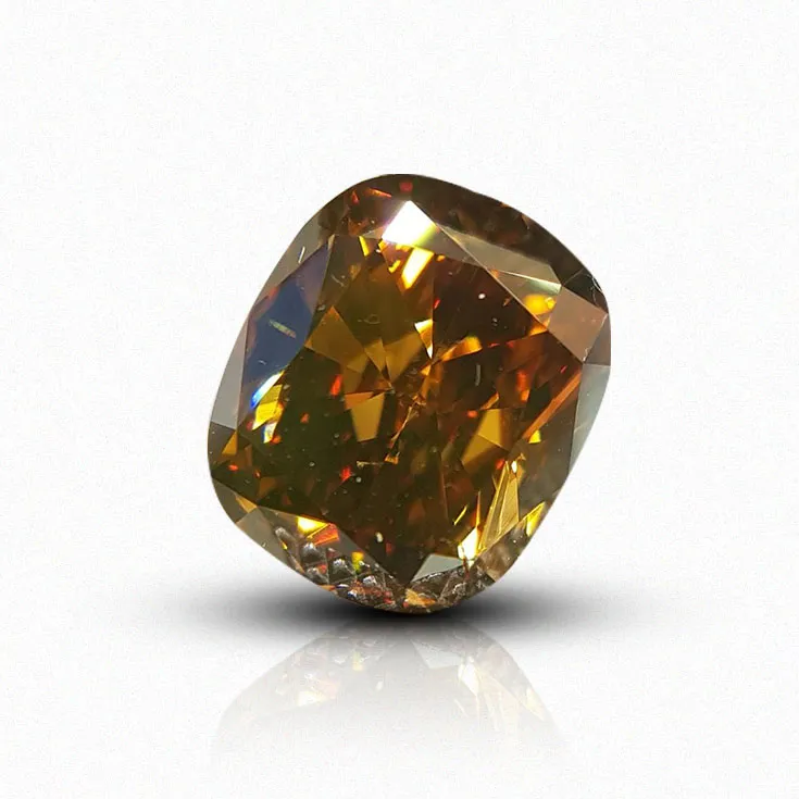 Natural Deep Brown Yellow Diamond 2.22 ct.