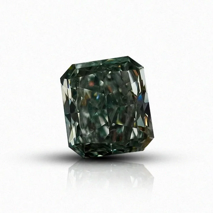 Natural Grayish Green Diamond 0.22 ct.