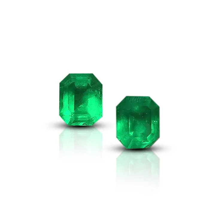 Emerald pair 4.04 ct. & 4.45 ct.