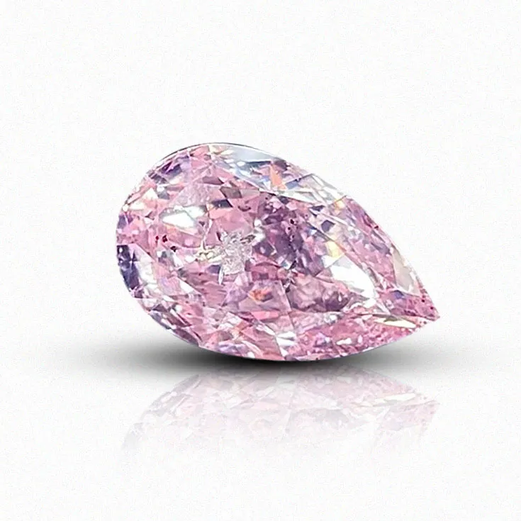 Natural Pink Diamond Pear Shape 1.01 ct.