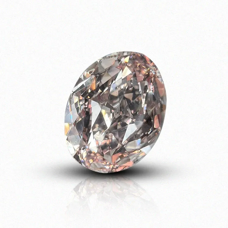 Natural Pink Diamond Oval Shape 0.40 ct.
