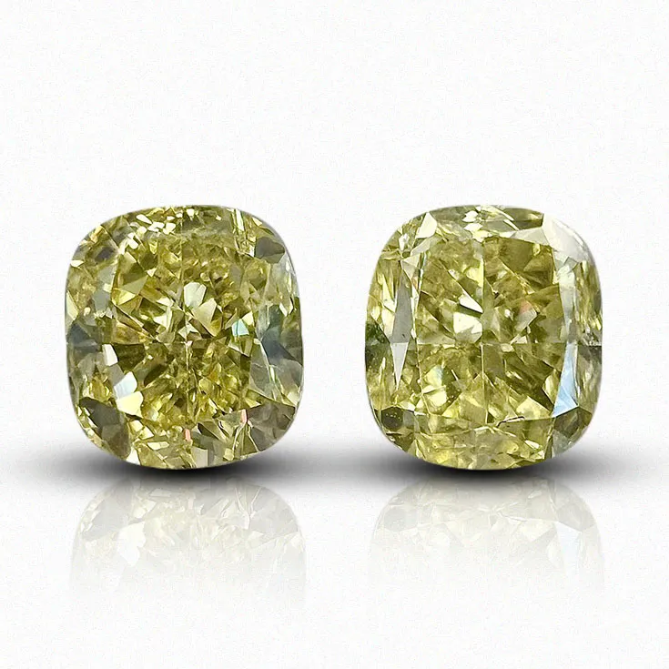 Natural Yellow Diamond VS2 Clarity 0.90 ct.