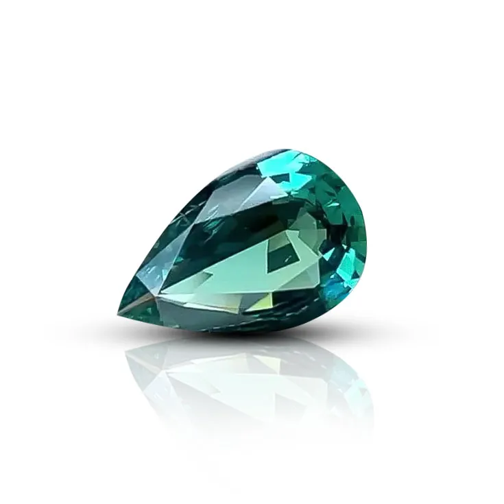 Blue and store green gemstones