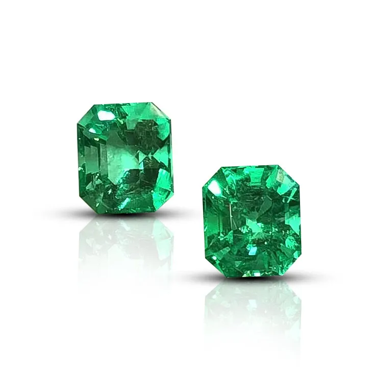Emerald pair 1.85 ct. & 1.79 ct.