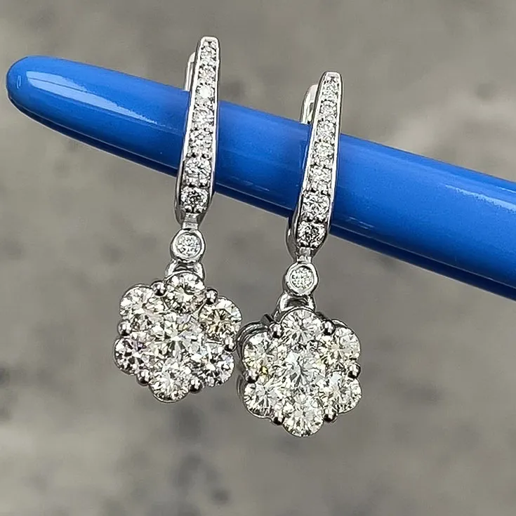 Diamond Earrings 1.20 ct. - picture 