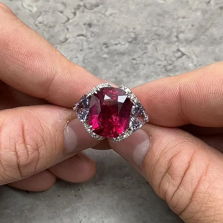 Rubellite Ring 12.5 ct. - picture 