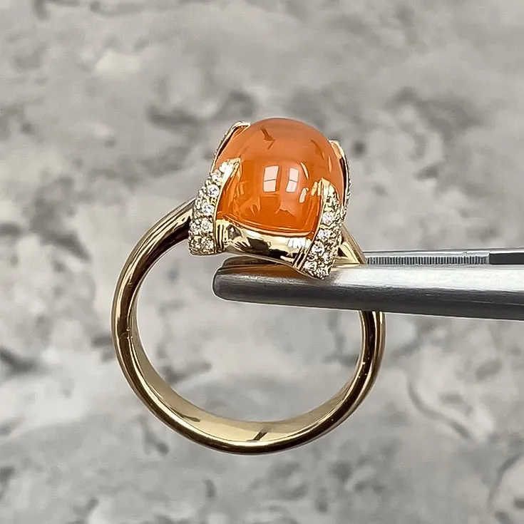 Ring with Spessartine 8.17 ct. - picture 
