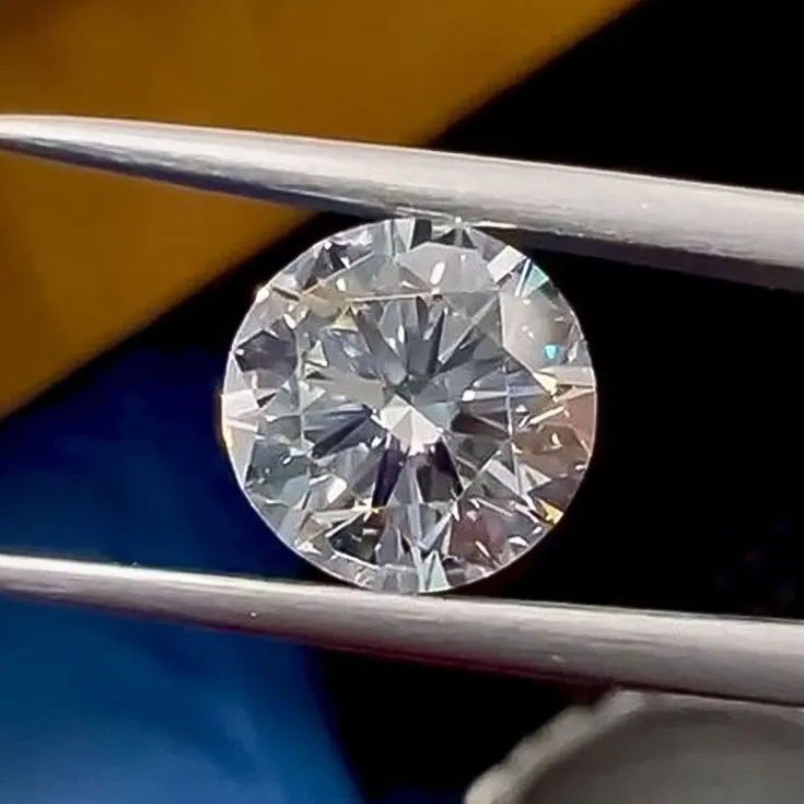 Natural F & E Diamond Pair Round Shape 2.51 ct. & 2.54 ct. - picture 