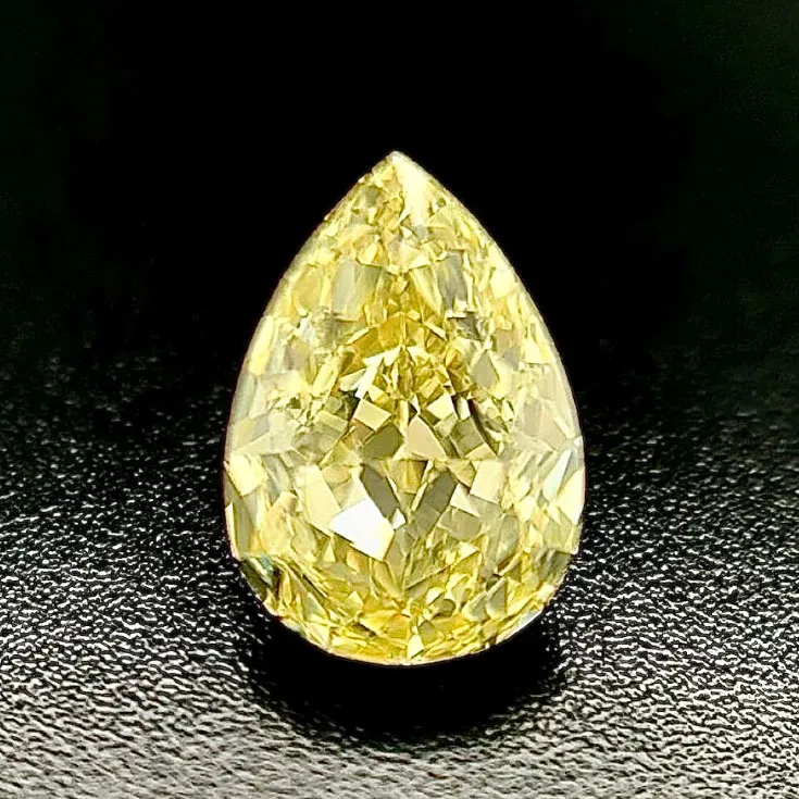 Fancy Yellow Diamond Pear Shape 2 ct.