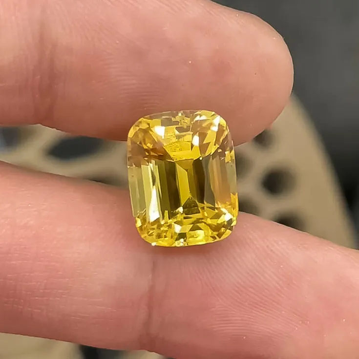 Unheated Yellow Sapphire 12+ ct. - picture 