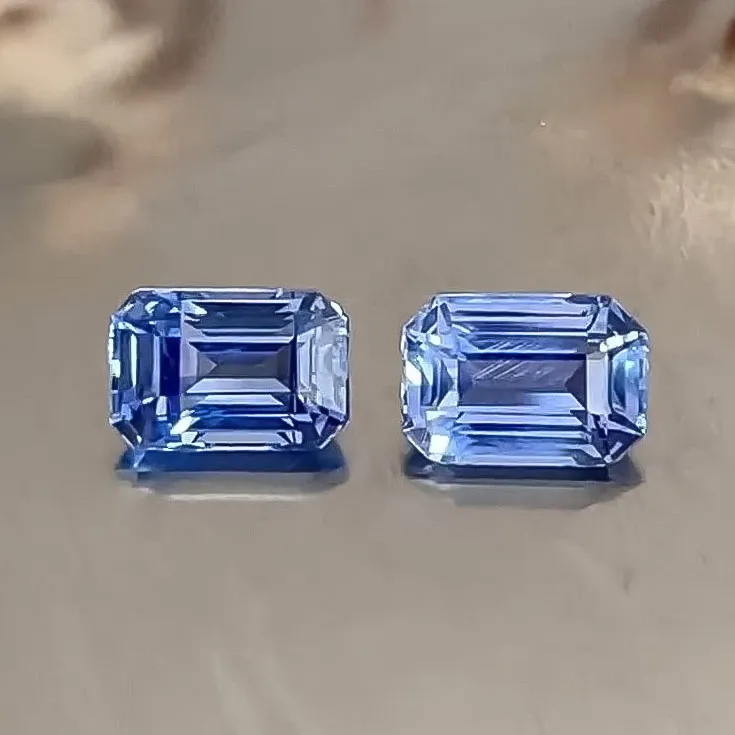 Unheated Sapphire Pair 2.50 ct. - picture 