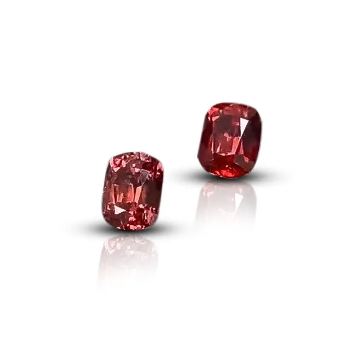 Orange-red Spinel 2.6 ct. & 3.95 ct. & 3.65 ct. - picture 